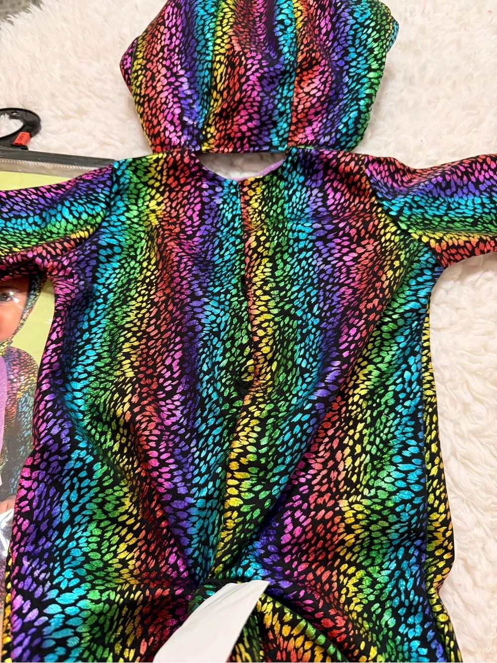 Spirit Rainbow Cat Halloween Costume Sz 0-6mo